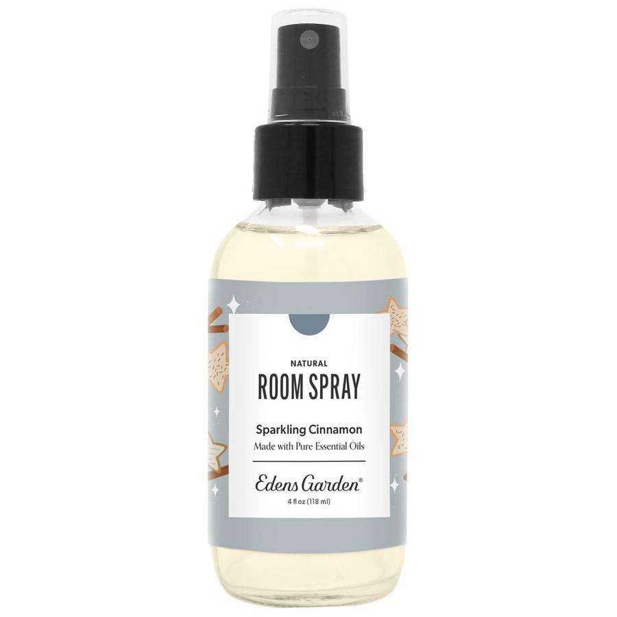 Sparkling Cinnamon natural non-toxic essential oil holiday room spray by Edens Garden